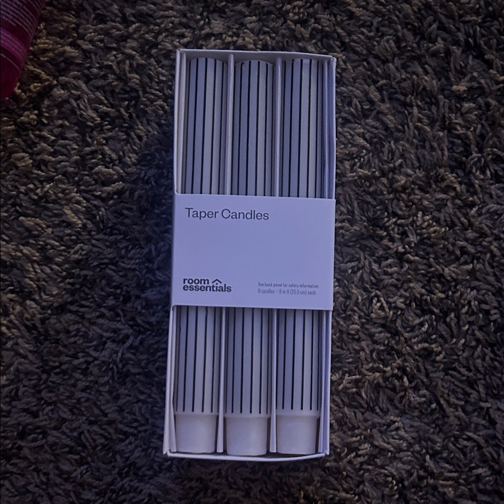 Room Essentials Classic White Taper Candles